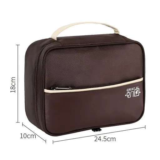 Bei Lian Data Cable Storage Bag Cube Polyester Travel Coffee 24.5*18*10cm
