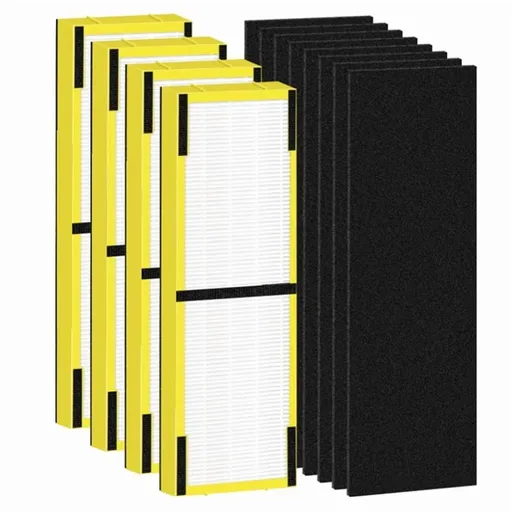4+8PCS FLT4825 HEPA Filter B Replacement Compatible for G-Guardian Air Purifiers AC4825/4825E/4825W/4300/4800/4900/4850
