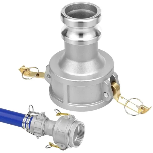 DA Type Camlock Quick Coupler, Wide Working Temperature and Multi Medium Compatibility, Tool Free Simple Use, for Fluid Transfer