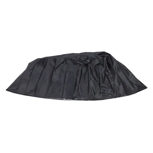 Patio Furniture Cover Black Round 210D Oxford Cloth Dust Proof Anti Fading UV Resistant Water Resistant Patio Table Chair Set Cover for Outdoor 120x75cm / 47.2x29.5in