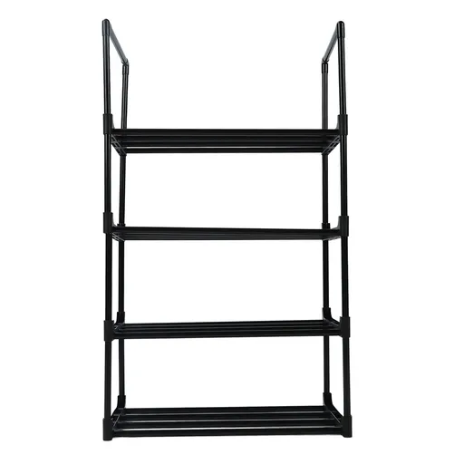 Shoe Rack Multifunctional Multilayer Large Capacity Shoe Shelf for Closet Hallway Bedroom Entryway 1 Column 4 Layers