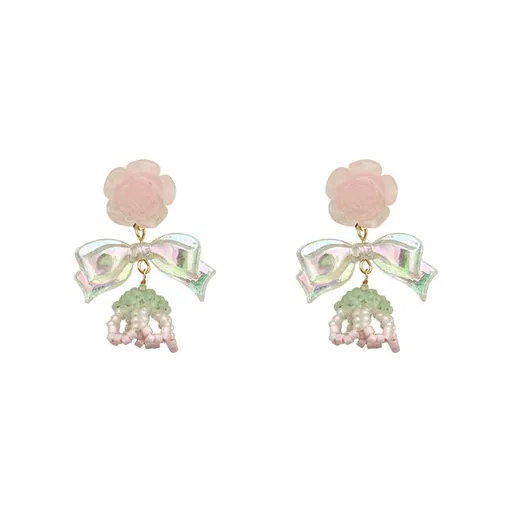 Fashion earrrings for girls,handmade cute earrings for party graduation vacation bow or Gifts for anyone