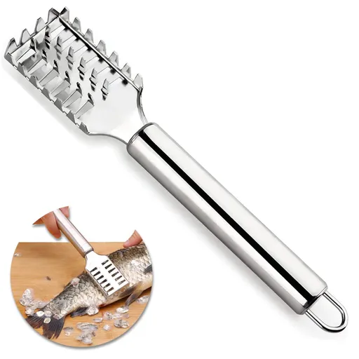 Fish scale remover fish scale brush, easy to remove fish scales skin cleaning tool scraper, suitable for chefs and home chefs