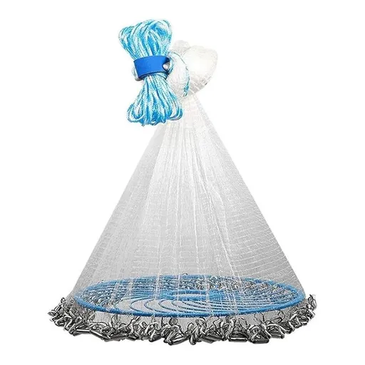 Frisbee Hand Casting Fishing Net Easy Throw Bait Net Swinging Tackle Gear - 300cm
