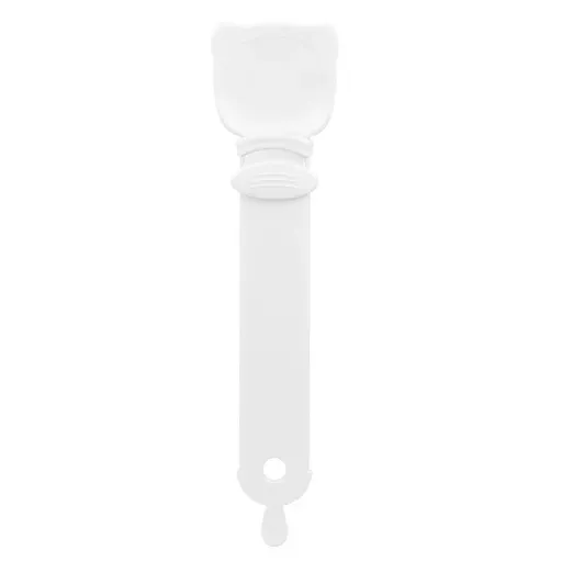 Cat Strip Scoop Squeezer Feeder Snack Spoon Easy Cat Feeding Treats - White