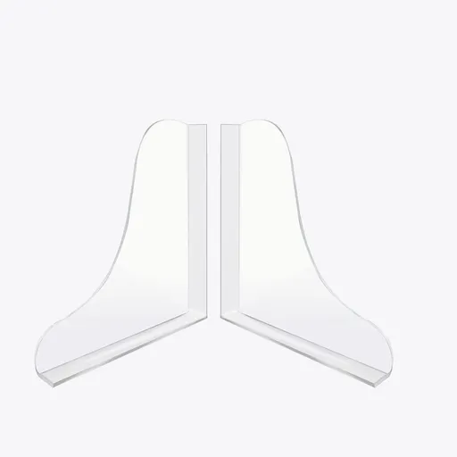 Shower Guards to Keep Water in Shower, Keep Dry Bathroom Floors, Clear Shower Drip Guard(2 Pcs,200*150*80mmIncludes Tapes)