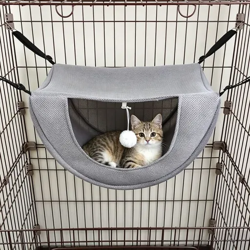 Cat Cage Hammock - Grey 35×27×20cm