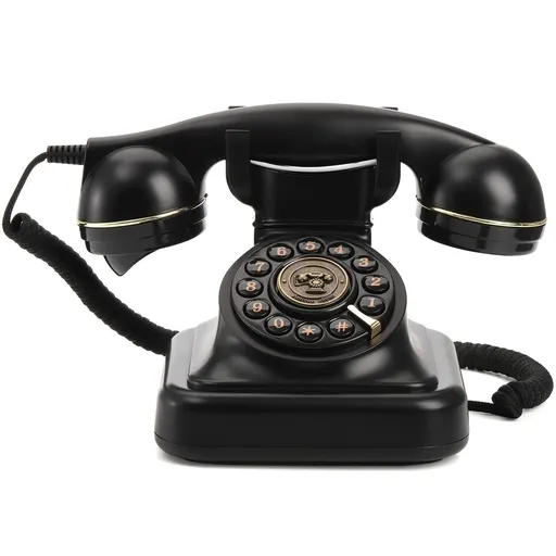 European Retro Desktop Phone: Classic look meets modern utility, free from digital distractions, perfect for home and office, reviving elegant call moments.