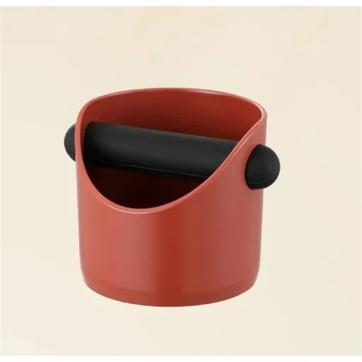 Mini Coffee Knock Box - Espresso Accessories for Coffee Grounds Container - Multifunctional, Suitable for Home & Bar.(Red)