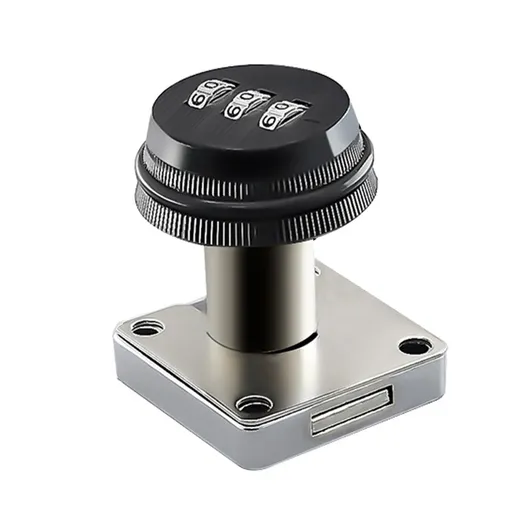 Mechanical Lock Drawer Office Cabinet Mechanical Lock 3-Digit Design Daily Use 1 Set Black Digital Password Lock Thickened
