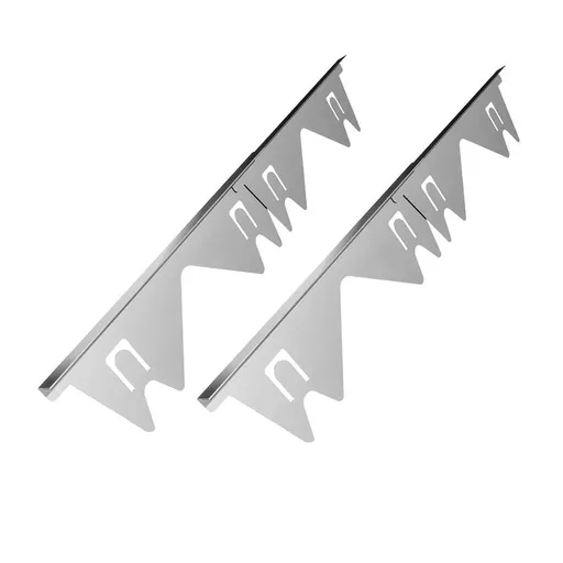 2 Pair Stainless Steel Stove Covers, Stove Filler, Stove Guard for Kitchen Oven Counter Side Covers, Range Trim Kit