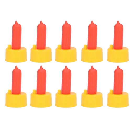 10Pcs Lamb Milk Drink Nipple Sheep Nursing Feeder Nipple for Orphaned Small Animal Feed Red