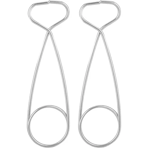2 pack Mouth Spreader, Stainless Steel Fish Jaw Spreaders Hanging Hook Rack for Water Bottle (8.1-Inch)
