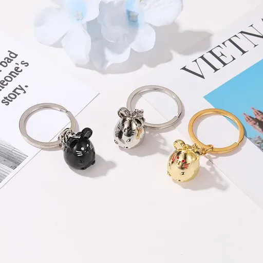 3 PCS-unisex-adult Key Keeper, Key Ring Holder Clip Colored Key Tag Assorted Colors with Steel Key Ring
