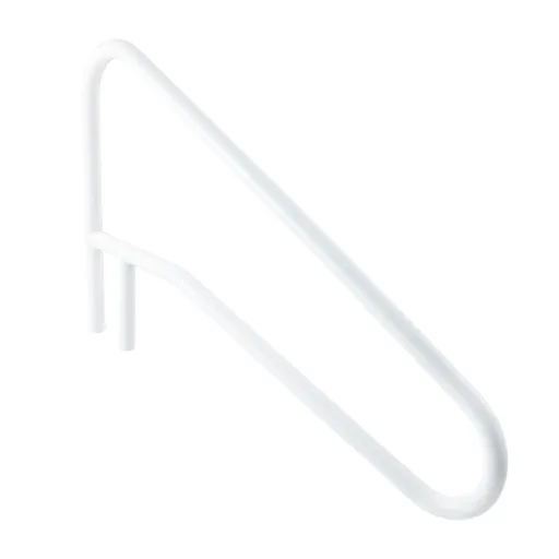 Pool Rail, 137.1 x 81.3 cm Pool Handrail, 100kg Load Capacity Heavy Duty Stainless Steel Swimming Handrail, Seamless Welding, Recessed or Base Mount, for Poolside, Water Parks, Spa Centers