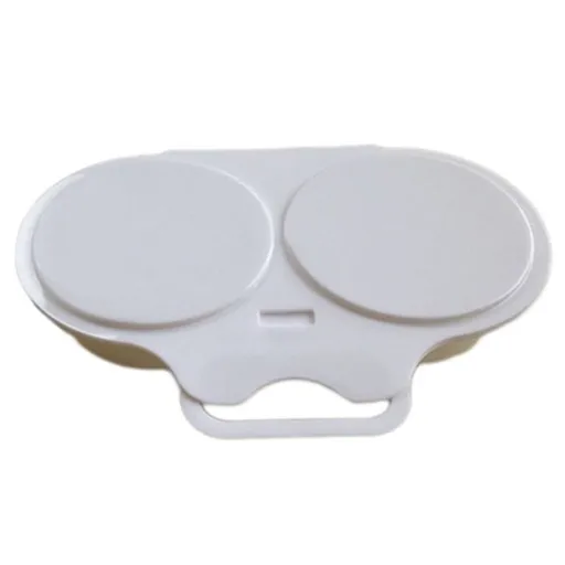 Microwave Egg Fryer,Microwave Egg Cooker, Poacher for Breakfast Sandwiches,Microwave Maker for 2 Cavity Egg Poacher (Microwaveable)