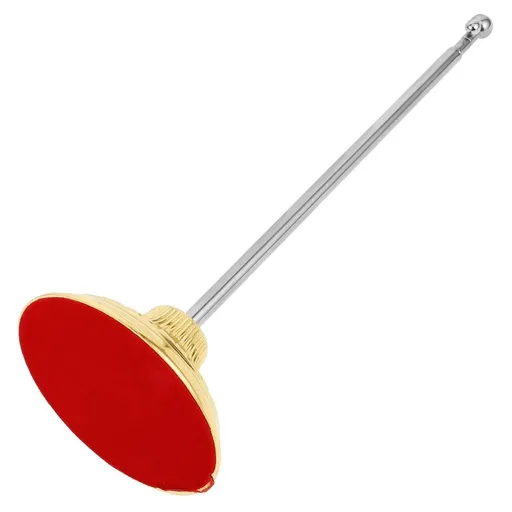 Desktop Flag Stand with Decorative Base, Office Flagpole Holder, Table Flag Bracket Accessory for Home and Work