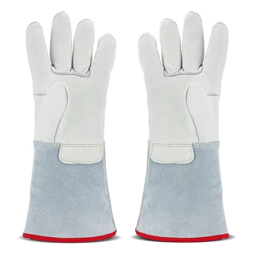 Cryogenic Gloves 14.2Inch/36cm Long Mid-Arm LN2 Protective Gloves for Liquid Nitrogen/Dry Ice/Cold Storage