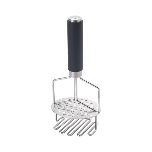 Stainless Steel Potato Masher, Double-Layer Design for Easy Mashing, Perfect for Potatoes, Avocado & Ground Beef, Durable Meat Smasher & Hamburger Tool（TPR handle）