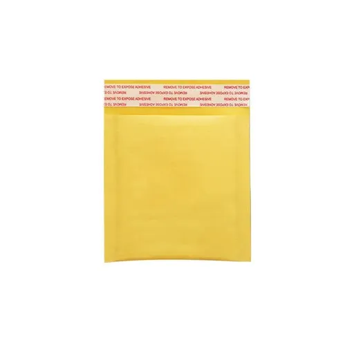 25PCS Poly Bubble Mailer Yellow Colour Multi-Size Plastic Padded Bag - 25PCS-11*12.5CM