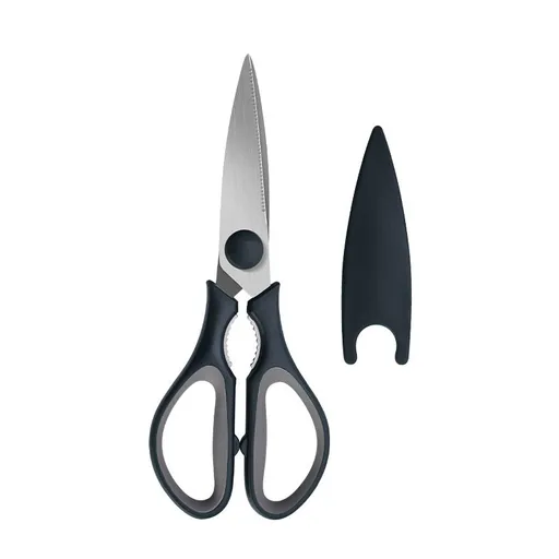 Premium Kitchen Scissors All Purpose Heavy Duty Kitchen Shears for Food, Dishwasher Safe, Protective Sheath, Stainless Steel