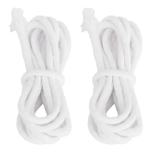 2pcs Candle Wicks Good Oil Absorbency Combustion Durable Braid Cotton Candle Wick for DIY Oil Lamp5mm