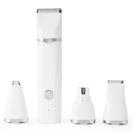 White T70 4-in-1 Pet Grooming Kit – Full Body, Detail, Paw Hair Trimmer & Nail Grinder