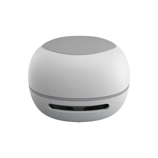 White Cordless Tabletop Crumb Sweeper - USB Rechargeable Mini Vacuum for Desk
