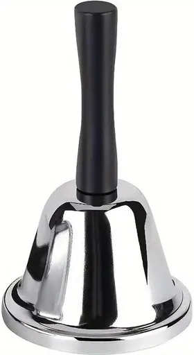 Handbell - Reception Phone - Stainless Steel - Fixed Desk - Service - Santa Claus Bell - Hotel Butler Desk Handle - Living Room - Home - Decoration - School Hospital - Bar