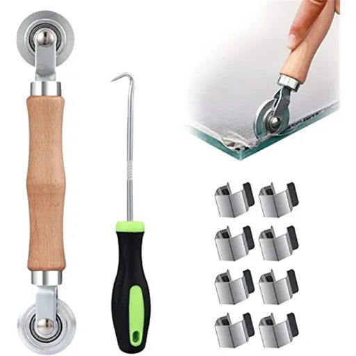 2 set Screen Roller Tool, Roller with Bearing - Screen Repair/Spline Tool to Installing/Replace Window Mesh