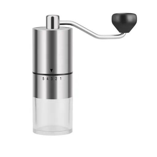 Manual Coffee Grinder Stainless Steel Burr Grinder External Adjustable Setting Vintage Hand Coffee Grinder Portable Hand Crank Conical Coffee Bean Grinder Mill for Home,Camping