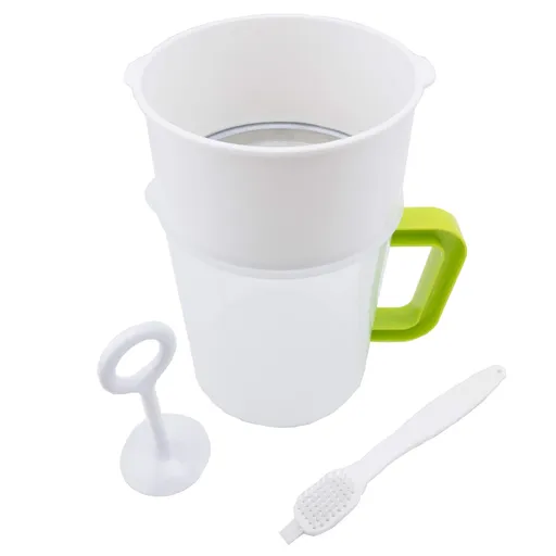 Multiple Usage Food Strainer, Nut Milk Bag Replacement, Yogurt Strainer, Food Grade Polycarbonate And Stainless Steel Mesh