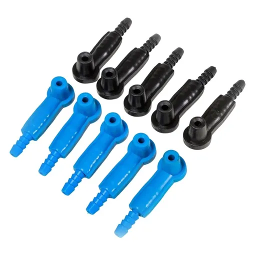 10pcs Brake Fluid Changer Bleeding Connector Brake Fluid Changer Connector Bleeder Pump Exchange Adapter Professional
