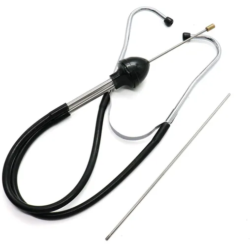 Mechanic's Stethoscope Automotive Engine Diagnostic Sensitive Hearing Tool for Cars, Trucks and Motorcycles,Black A418