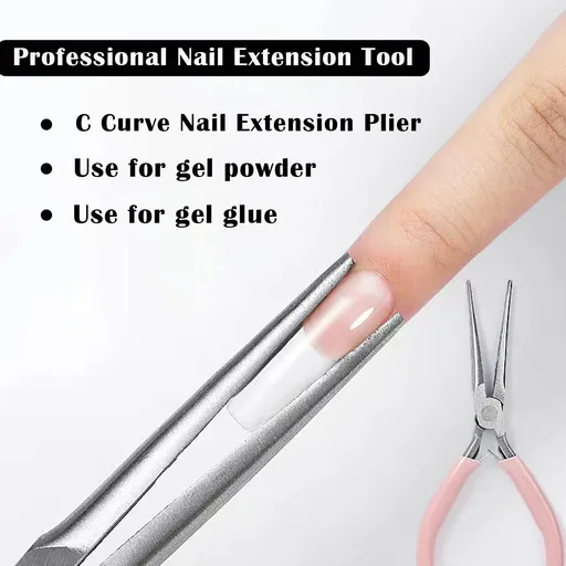Nail Tip Pliers C Curve Nail Extension Gel Quick Building Pliers Stainless Steel Nail Shaping Nail Art Tool Perfect