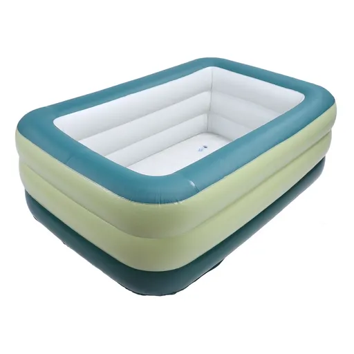 Inflatable Pool for Kids and Adults PVC Thickened 3 Layer Above Ground Blow Up Swimming Pool for Summer Water Party Backyard Garden Lawn 184L