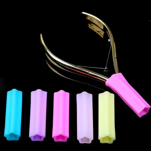 5 Pcs Pliers Cover Protective Sleeve Cuticle Pliers Cover Silicone Cuticle Pliers Tweezers Scissors Protectors Star Shape