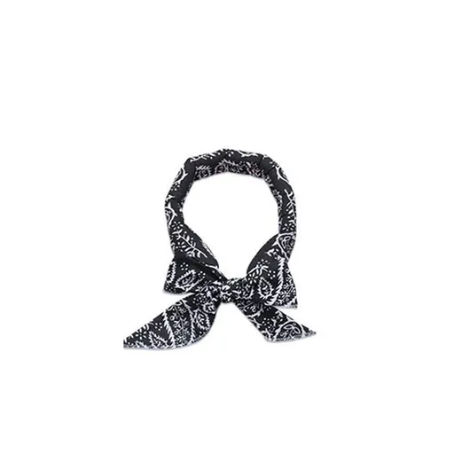 Bandana Headband Cooler Scarf Neck Ice Scarf Wrap Deluxe Outdoor Sport Cooling - Black