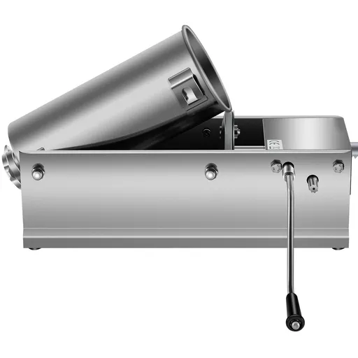 Manual Sausage Stuffer, 5 L / 11 LBS Horizontal Sausage Machine, Dual-Speed Meat Stuffer, Made of Food-Grade 304 Stainless Steel, Includes 5 Stuffing Tubes, for Home Kitchen Restaurant Commercia