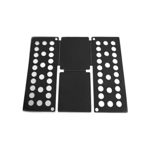 Small Size Folding Board for T-Shirts and Tops Magic Flip Fold Clothes Folder Tool - Black