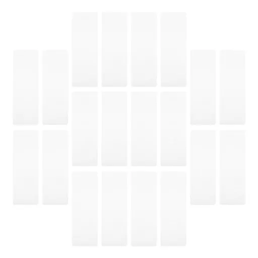 20Pcs Transparent PVC Bookmark Sleeves for Home Use Clear Waterproof Photo and Book Protectors