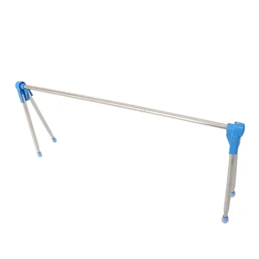 Travel Garment Rack Stainless Steel Retractable Travel Foldable Drying Rack for Camping RV Indoor Outdoor