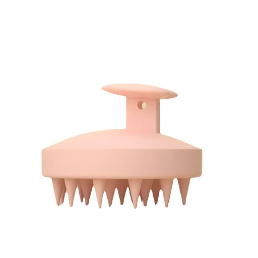 Scalp Massager Silicone Shampoo Brush Shower Scalp Scrubber - Hair Washing, Head Massage, Hair Care (Pink 1pc)