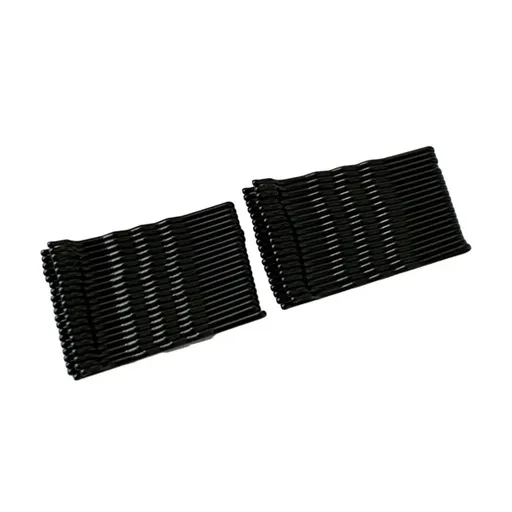 40 PCS Short Black Waved Hair Pins Bobby Pins Grips Salon Dance Hair Accessories - Short Wave Clip