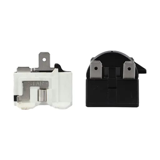 Refrigerator Ptc Starter Relay Replacement 2 Pins Compressor Overload Protector 1Pin-12Ohm+1/2Hp 4Pin-12Ohm+1/6Hp