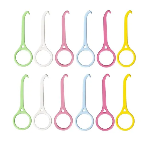 12Pcs Invisible Aligner Removal Tool with Wide Cap and Non-Slip Handle