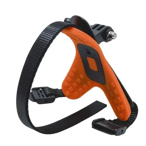 Helmet Chin Mount Holder Motorcycle Strap For GoPro Hero 9/8/7/6/5 Sports Camera - Orange