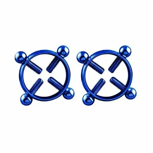 House Of Dasein Small Nipple Clamps 6 Colours Bondage Restraints - Sky Blue