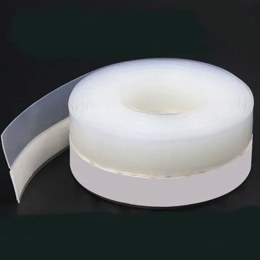 Weather Stripping Door Seal Tape 500cm Self-Adhesive Foam Strip Draft Stopper for Door Window Shower Cabinet Gap 25mm Width