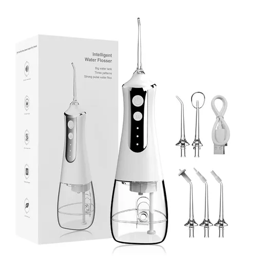 water flosser,Cordless Portable Flosser Rechargeable, Water Tank Electric Waterflosser Flossing Machine, Water Dental Flosser